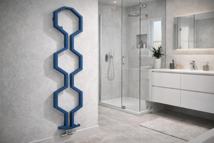 Ładna łazienka, ładny grzejnik… a zawory z hydraulika? Już tak się nie robi. Postaw na VarioTerm Tully