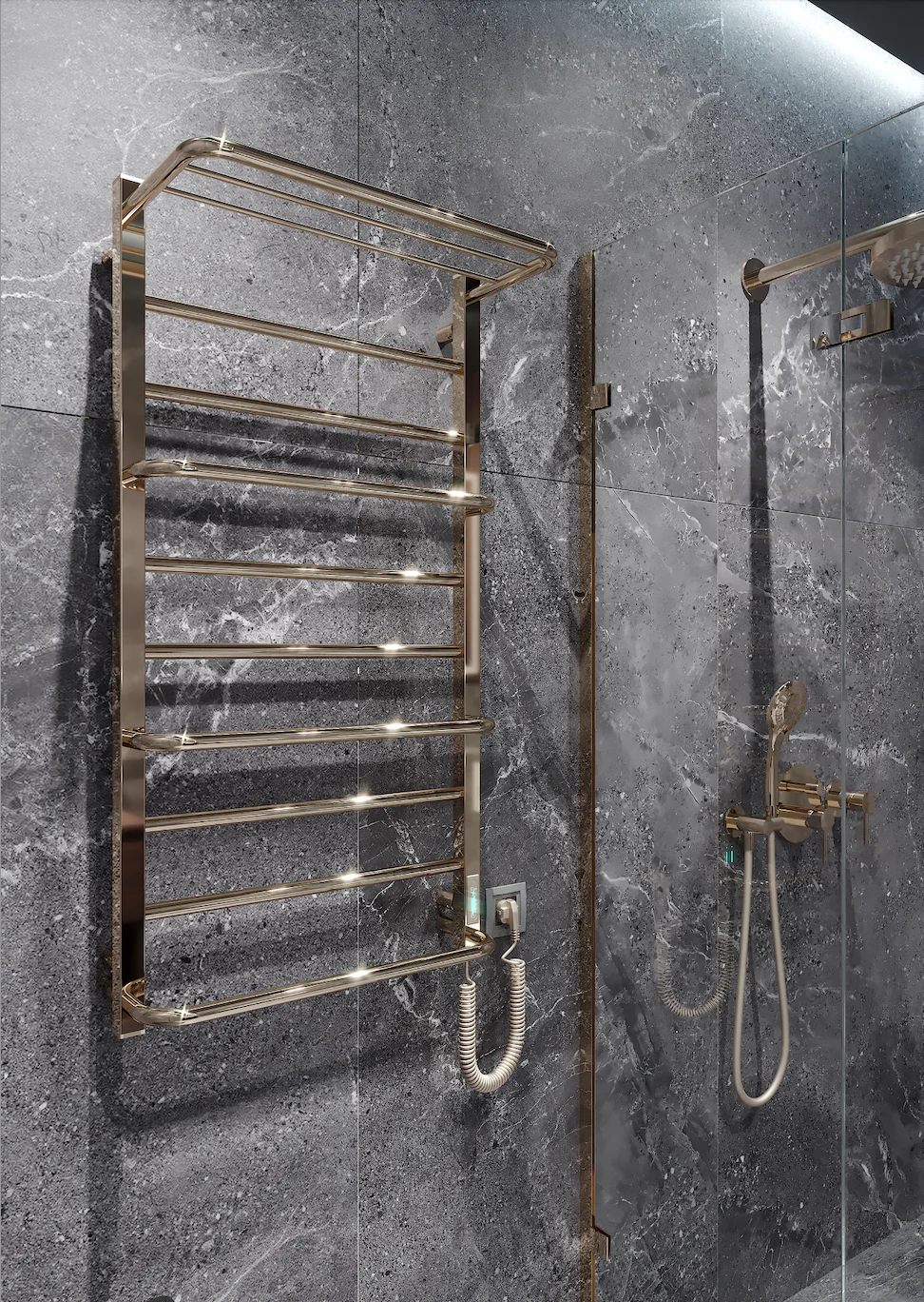 KASKADA LUX Z PÓŁKĄ