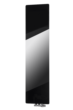 Grzejnik dekoracyjny szklany MIRROR 1600x400mm Czarny