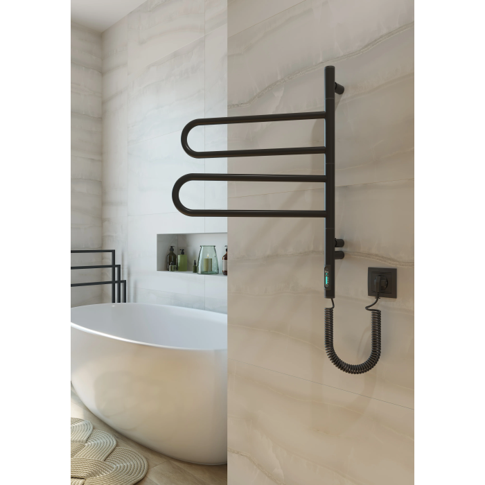 Grzejnik Elektryczny FLUGER 2 635x460mm Czarny