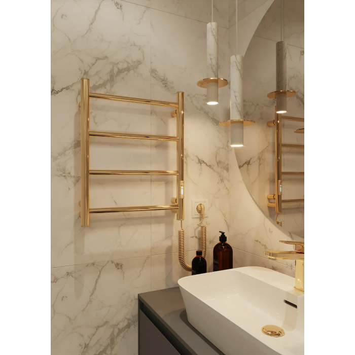 Grzejnik Elektryczny LADDER 4 505x400mm Złoty