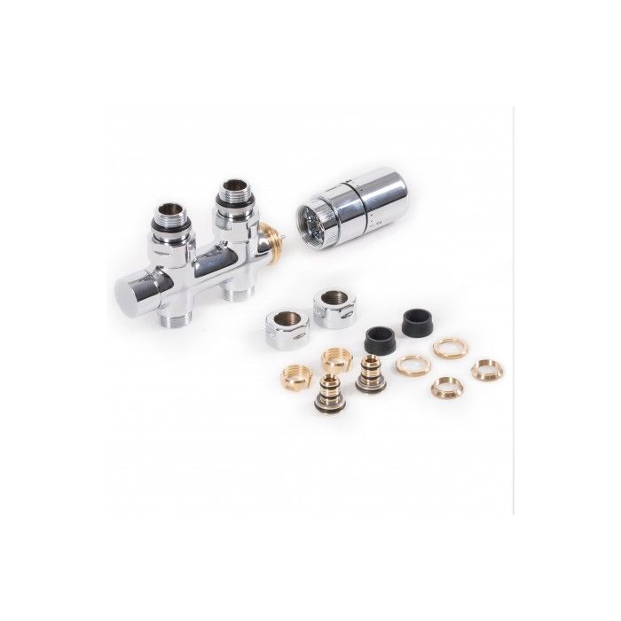 Zestaw zintegrowany termostatyczny prosty prawy Chrom WRZT5G4-CR