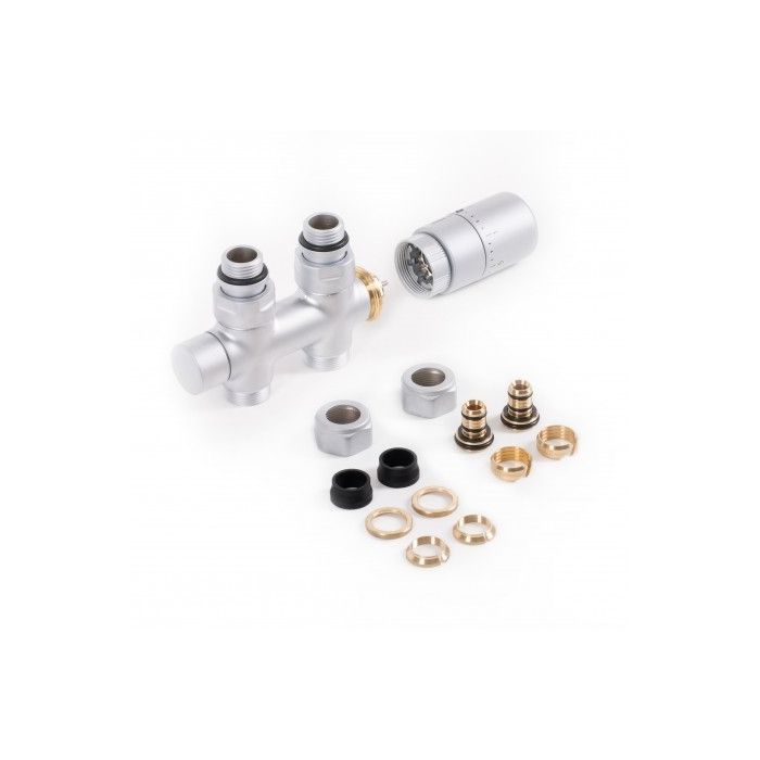 Zestaw zintegrowany termostatyczny prosty prawy Satyna WRZT5G4-ST