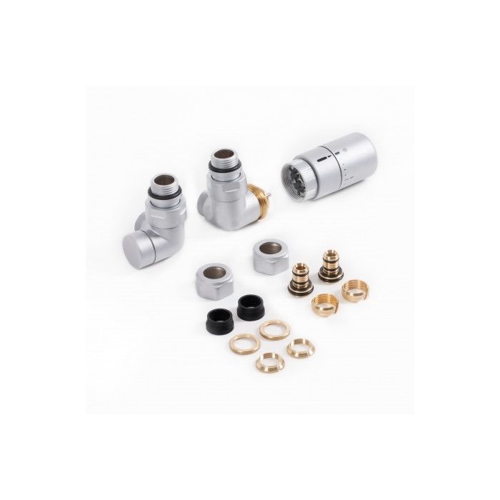 Zestaw termostatyczny trójosiowy lewy Satyna WRZTCG8-ST