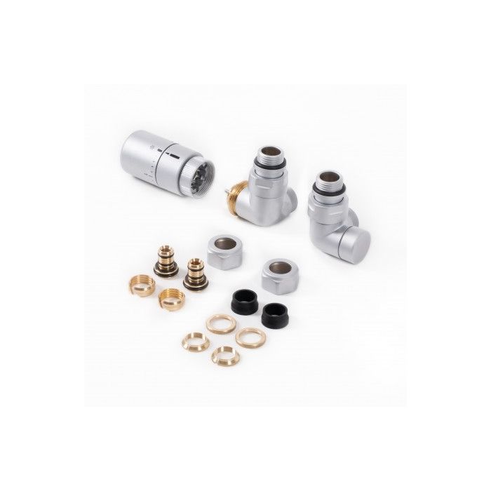 Zestaw termostatyczny trójosiowy prawy Satyna WRZTCG9-ST