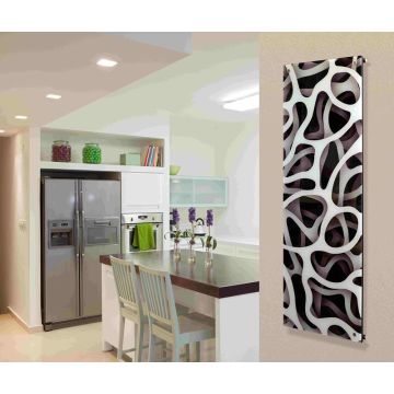 Grzejnik Niagara z osłoną szklaną z grafiką 1000x295