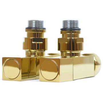 Zestaw regulacyjny NAVIN Quadro 3/4"х1/2", złoty, 2 szt 21-433550-0855