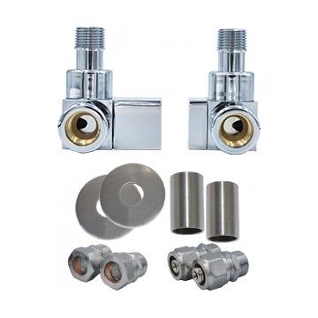 Zestaw All In One "Quattro regulacyjny" osiowy prawy Antracyt/Grafit błyszczący AQR07CFK/P