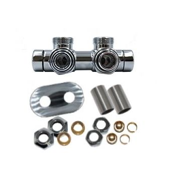 Zestaw All In One "Twins odcinający" kątowy Czarny strukturalny A000M874A014