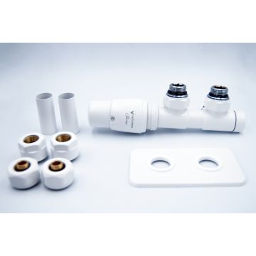 Zestaw All In One "Twins" kątowy lewy Mosiądz antyczny APTSGS0211CFK/L