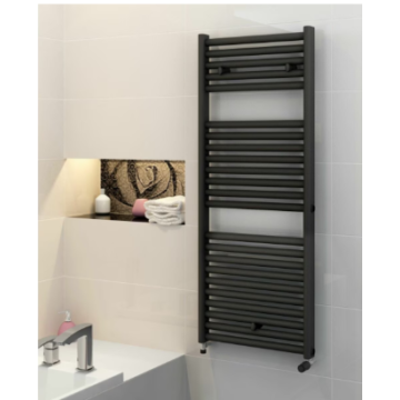 GRZEJNIK ELEKTRYCZNY LUXRAD ARES CZARNY MAT 450x1152 w magazynie