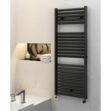 Grzejnik łazienkowy LUXRAD ARES 1152x450 CZARNY mat w magazynie