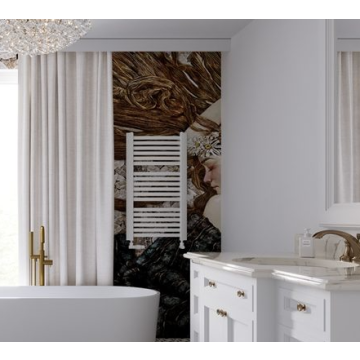 GRZEJNIK ELEKTRYCZNY LUXRAD KASTOR BIAŁY 1215x580 w magazynie