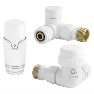 Zestaw termostatyczny do grzejnika osiowy (Biały) ART.432.ZEST.OS.B