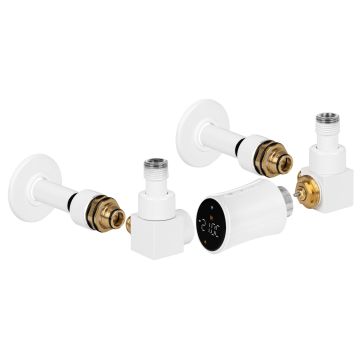 Zestaw Termostatyczny QUATTRO z głowicą V-SMART AQGE06FK/L(PEXCU) Lewy