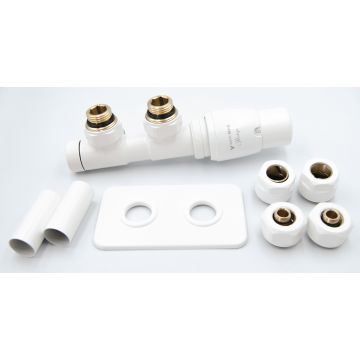 Zestaw All In One "Twins" kątowy prawy Biały matowy APTSGS0221CFK/P