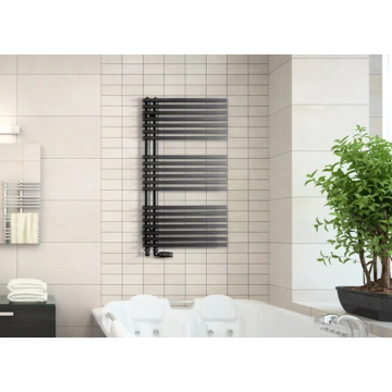 GRZEJNIK ELEKTRYCZNY LUXRAD TYP E CZARNY MAT 500x1179 w magazynie