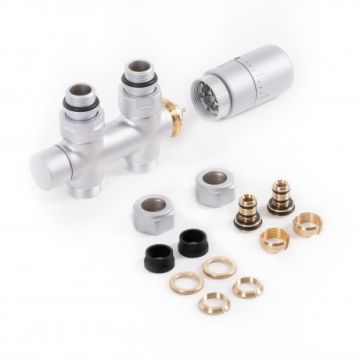 Zestaw zintegrowany termostatyczny prosty prawy Satyna WRZT5G4-ST