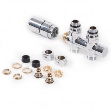 Zestaw zintegrowany termostatyczny prosty lewy Chrom WRZT5G3-CR