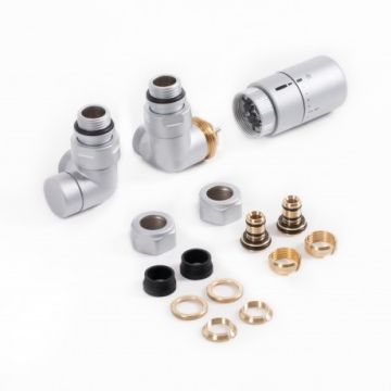 Zestaw termostatyczny trójosiowy lewy Satyna WRZTCG8-ST