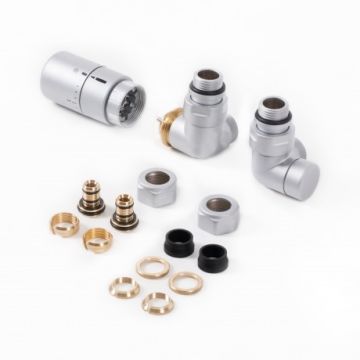 Zestaw termostatyczny trójosiowy prawy Satyna WRZTCG9-ST