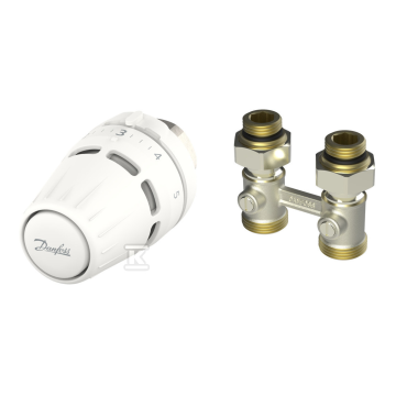 Zestaw termostatyczny Danfoss z głowicą Regus M30x1.5 prosty
