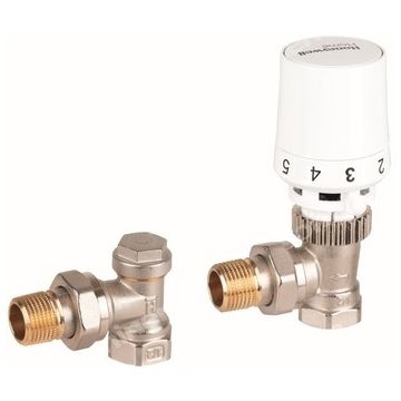 głowica T5019 + zaw. grzej. kątowy V2020EVS15 + zaw. powr. kątowy V2420E0015, 1/2"