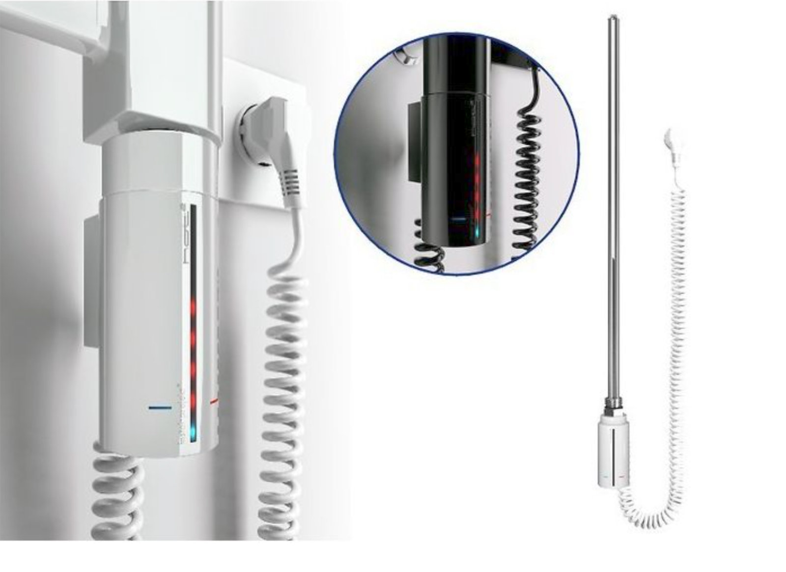 Grzejnik łazienkowy z grzałką