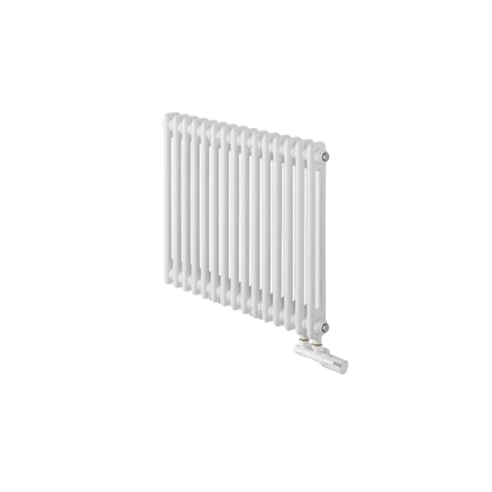 GRZEJNIK DEKORACYJNY COLUMN LINE POZIOMY 575X695 BIAŁY D50