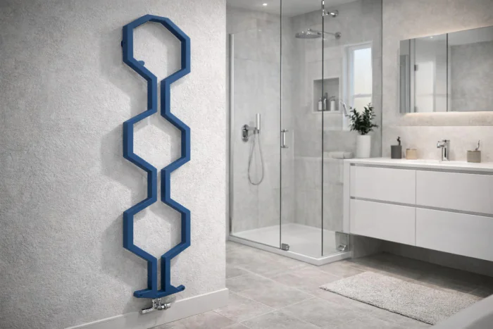 Ładna łazienka, ładny grzejnik… a zawory z hydraulika? Już tak się nie robi. Postaw na VarioTerm Tully