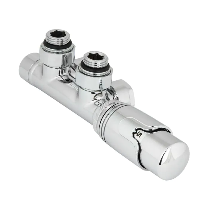 Zintegrowany zestaw termostatyczny PHA-036W kątowy chrom
