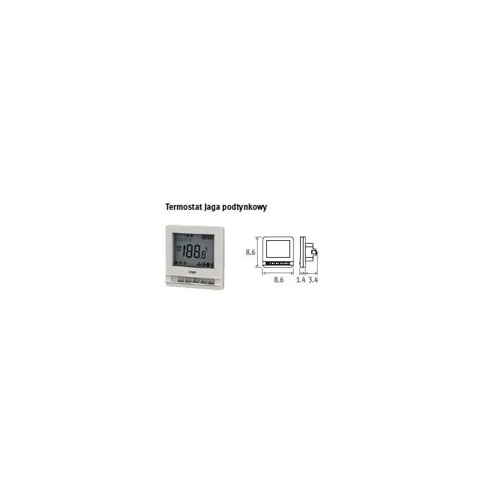 Termostat  Grzanie/Chłodzenie Podtynkowy 8751.050012