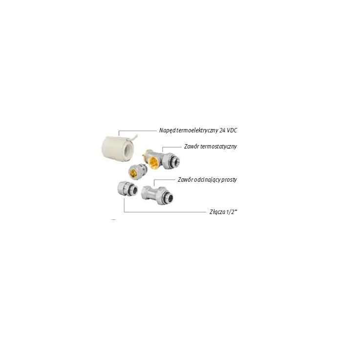 Zestaw podłączeniowy Jaga z napędem 24 VDC 