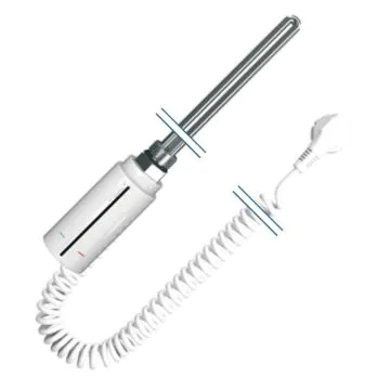 GRZAŁKA ELEKTRYCZNA DO GRZEJNIKA ŁAZIENKOWEGO HOTS-12C1U 1200 WAT  Biała