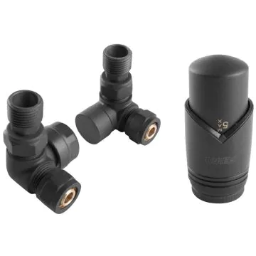 Zestaw termostatyczny DUO-PLEX kątowy 50mm Lewy Prawy