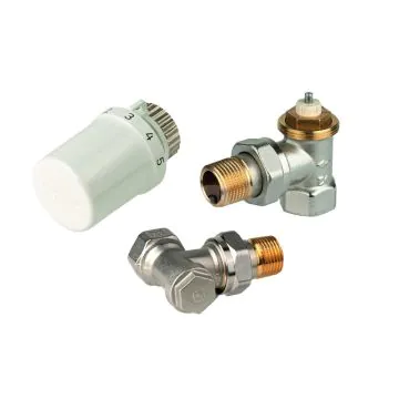 Zestaw do grzejników bocznozasilanych: głowica termostatyczna Thera-6 T3019W0