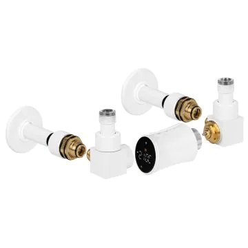 Zestaw Termostatyczny QUATTRO z głowicą V-SMART AQGE06FK/P(PEXCU) Prawy