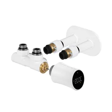 Zestaw Termostatyczny TWINS z głowicą V-SMART ATSGE06FK/P(PEXCU) Prawy