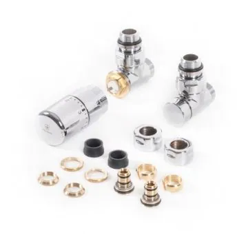 Zestaw termostatyczny kątowy Chrom WRZTCG3-CR