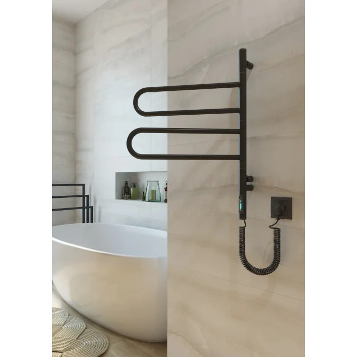 Grzejnik Elektryczny FLUGER 2 635x460mm Czarny