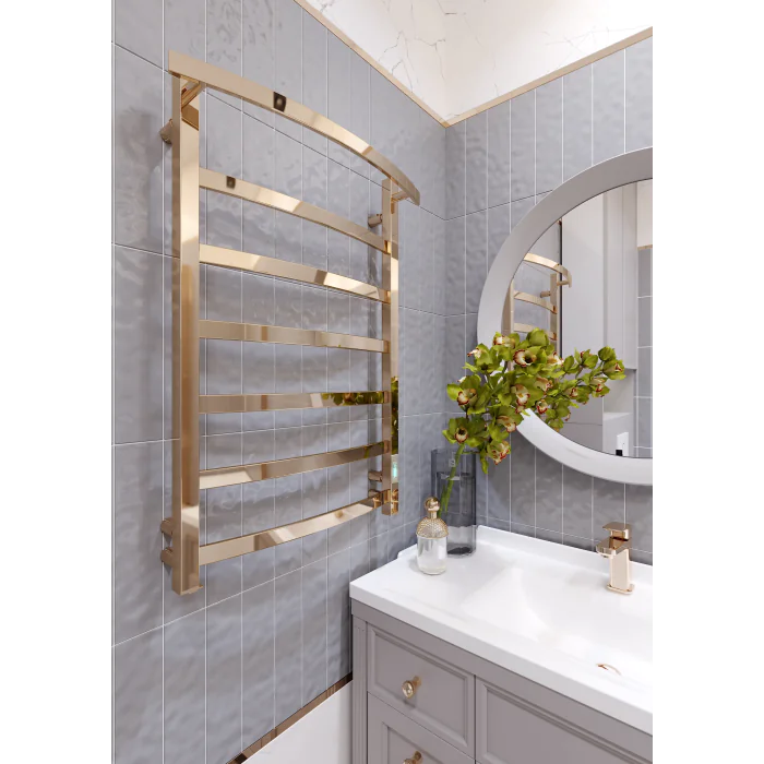 Grzejnik Elektryczny KATERINA 7 805x590mm Złoty