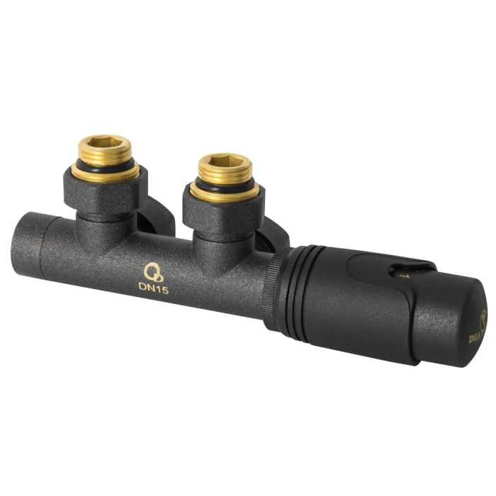 Zestaw termostatyczny ZESPOLONY KĄTOWY (ANTRACYT) ART.431.ZEST.ZESP.ANTR	