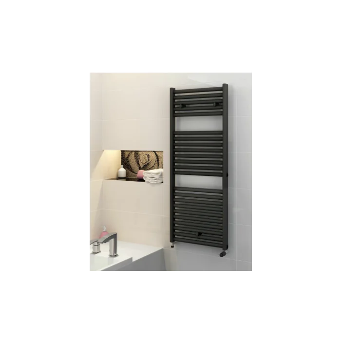 GRZEJNIK ELEKTRYCZNY LUXRAD ARES CZARNY MAT 450x648 w magazynie