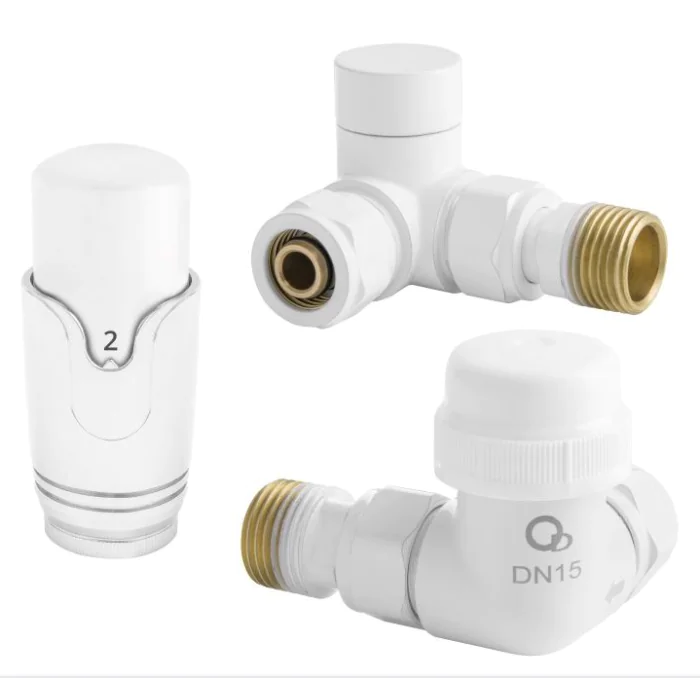 Zestaw termostatyczny do grzejnika osiowy (Biały) ART.432.ZEST.OS.B