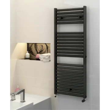 Grzejnik łazienkowy LUXRAD ARES 1152x450 CZARNY mat w magazynie