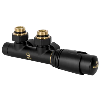 Zestaw termostatyczny ZESPOLONY KĄTOWY (CZARNY) ART.431.ZEST.ZESP.CZ	