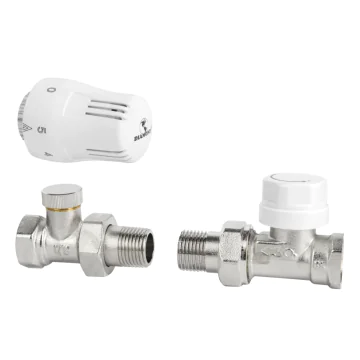 Zestaw termostatyczny F-P Prosty (BIAŁY) ART.411.A.ZEST.TERM.PR