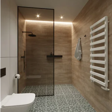 GRZEJNIK ELEKTRYCZNY LUXRAD SCALA NEW 1230x400 BIAŁY w magazynie