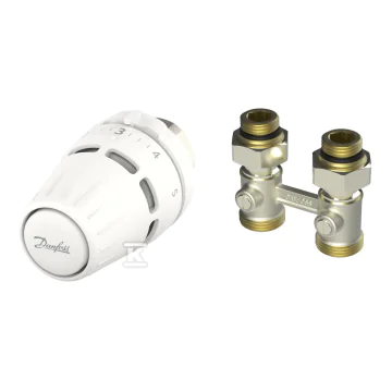 Zestaw termostatyczny Danfoss z głowicą Regus M30x1.5 prosty