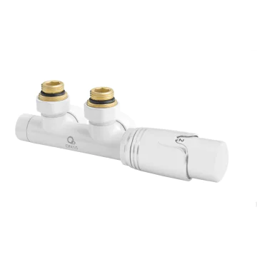 Zestaw termostatyczny ZESPOLONY KĄTOWY (Biały) ART.431.ZEST.ZESP.B